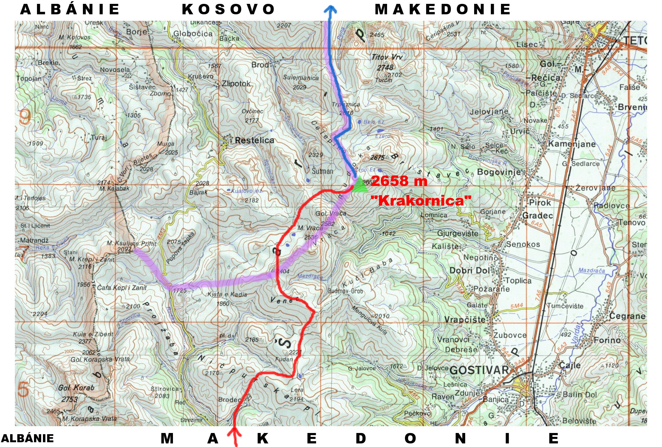 mapa Korab+Rudoka_JNA200k_cco